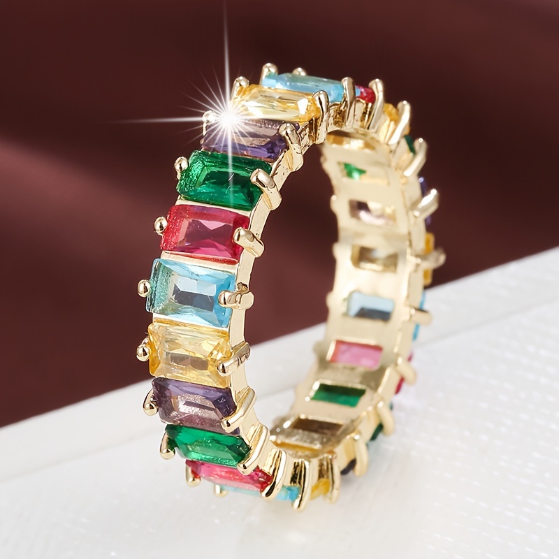 Zirconia Copper Ring for Women